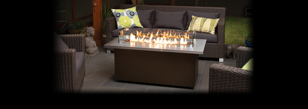 Plateau Series Outdoor Decorative Gas Coffee Table (PTO30CFT-1) PTO30CFT-1